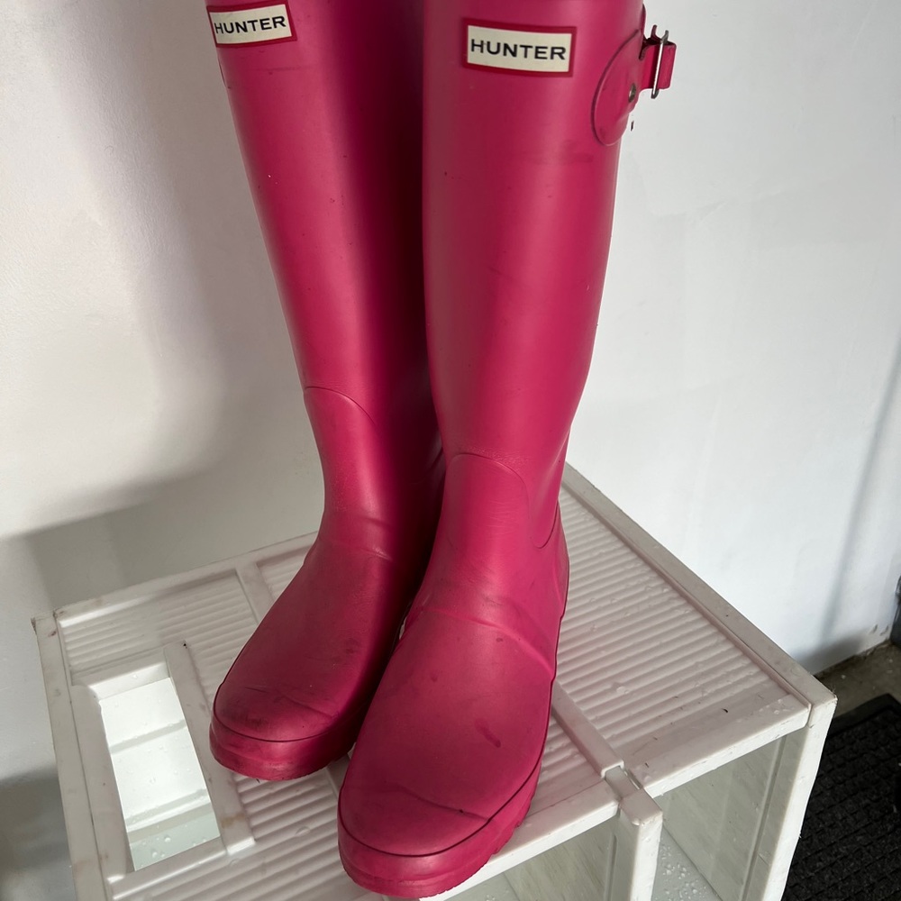 Womens sz 10 Hunter rain boots!